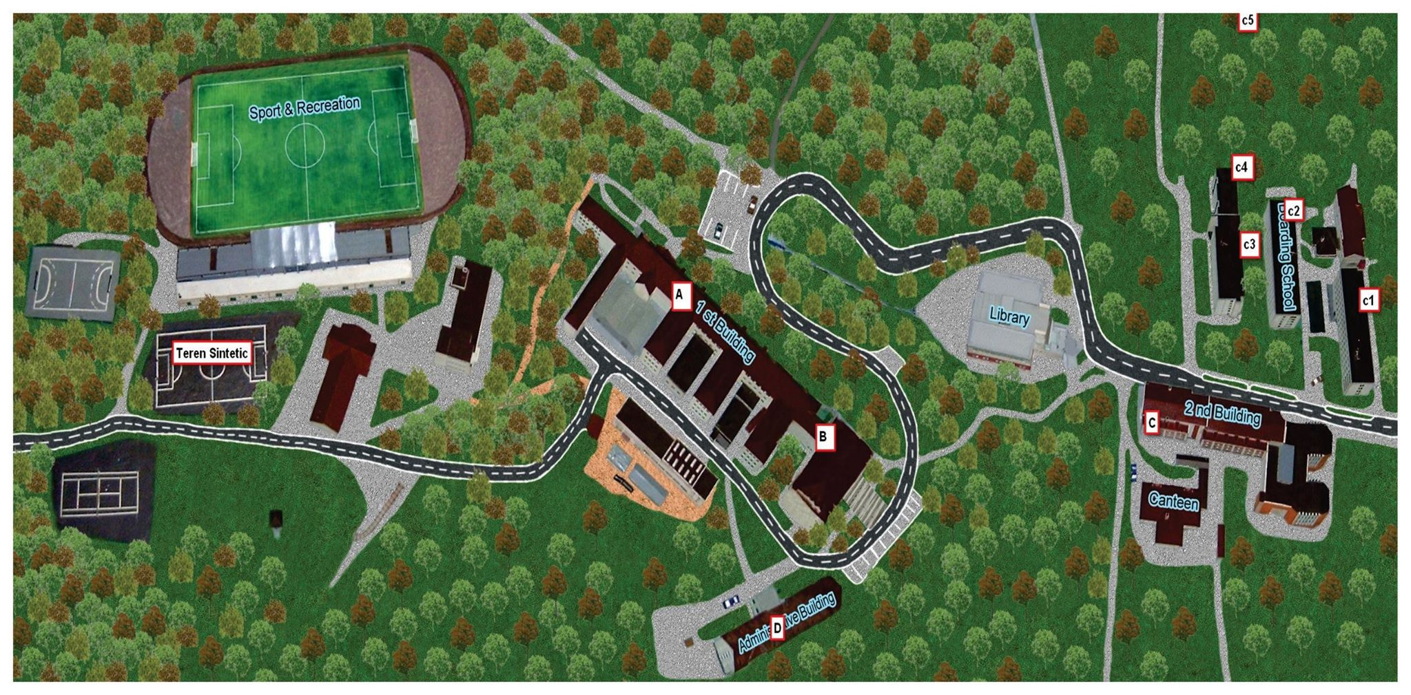 Map of the Campus